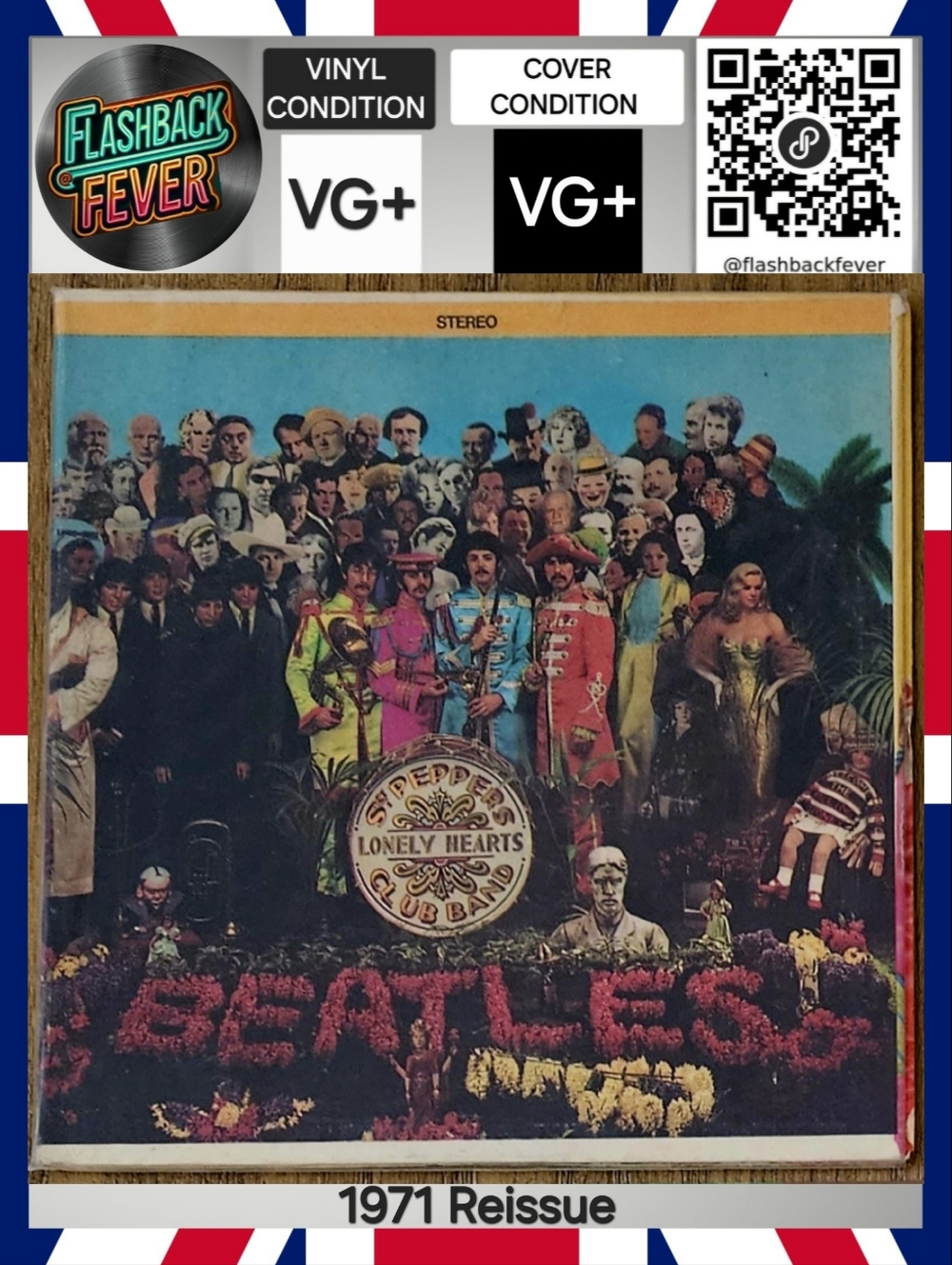 THE BEATLES•Sgt.Pepper's Lonely Hearts Club Band•US 1971 (#SMAS 2653) L.A. Press